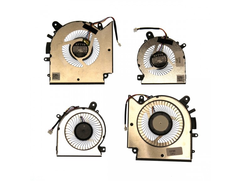 Комплект вентиляторов для MSI GF66 GL66 MS-1581 Katana GF76 импульсный GL76 MS-17L1