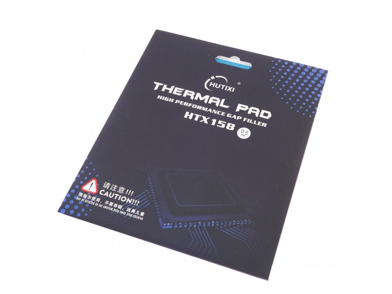 Термопрокладка 120x120х0,5мм 15.8W HUTIXI Thermal Pad High Performance Gap Filler HTX158