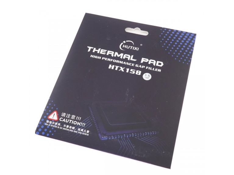 Термопрокладка 120x120х1,5мм 15.8W HUTIXI Thermal Pad High Performance Gap Filler HTX158
