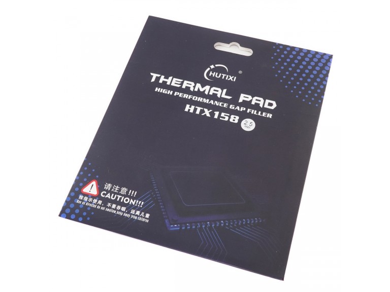 Термопрокладка 120x120х2,5мм 15.8W HUTIXI Thermal Pad High Performance Gap Filler HTX158