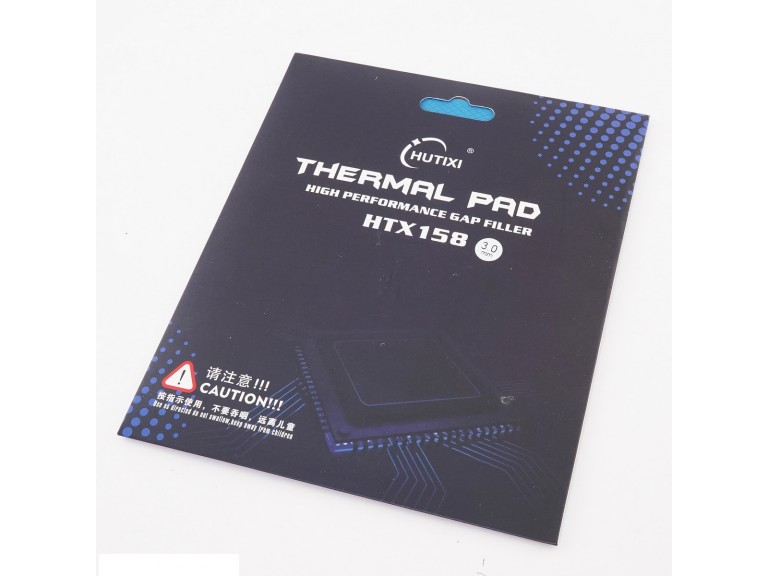 Термопрокладка 120x120х3мм 15.8W HUTIXI Thermal Pad High Performance Gap Filler HTX158