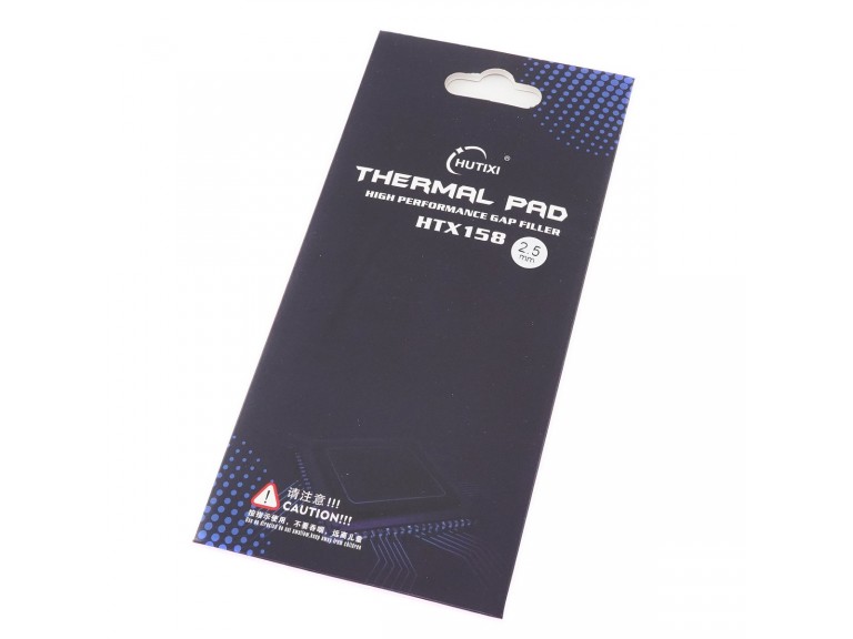 Термопрокладка 85x45х2.5мм 15.8W HUTIXI Thermal Pad High Performance Gap Filler HTX158