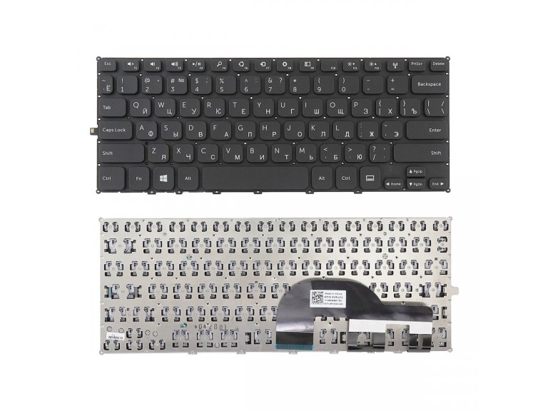 Клавиатура для ноутбука Dell Inspiron 11-3000 3137 3135 черная без рамки