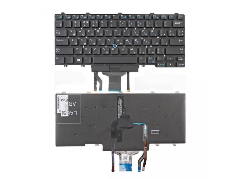 Клавиатура для ноутбука Dell Latitude E5450 E5470 5480 5490 черная
