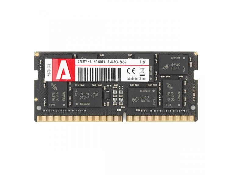 Память SODIMM DDR4 PC2666 16 Gb Azerty DDR4 1Rx8 PC4-2666 1.2V