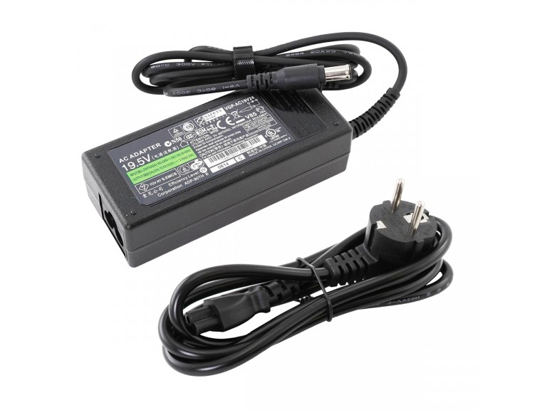 Блок питания для ноутбука Sony 19,5В 3,3A (60W) 6x4,4мм с иглой