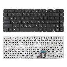 Клавиатура RUS для Asus A401 черная без рамки