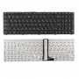 Клавиатура для ноутбука Asus U56E черная без рамки