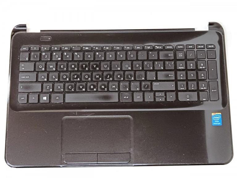 клавиатура HP 15-D0 250 G2 и верхняя часть основания ноутбука С палмрест с тачем БУ
