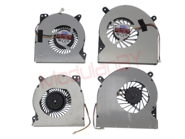 CPU+GPU комплект вентиляторов Asus ROG G750J G750JS G750JW G750JX 15mm 12V